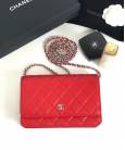 Сумка Ch*nel WOC Wallet On Chain Caviar Red
